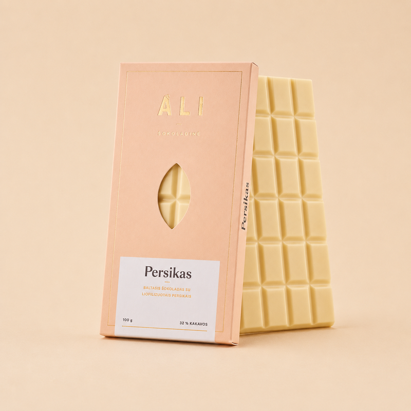 Šokoladas Persikas ALI Šokoladinė
