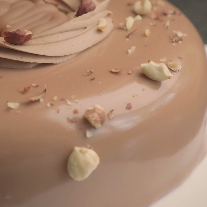 ALI Šokoladinės sūrios karamelės tortas