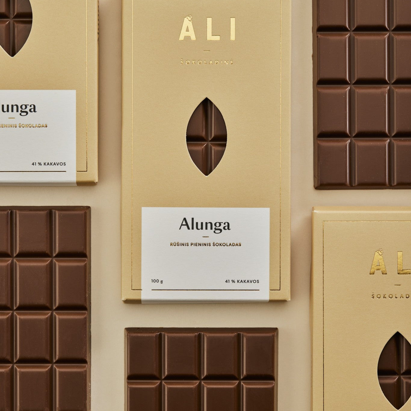 pieninis sokoladas alunga