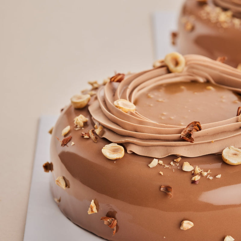 ALI Šokoladinės sūrios karamelės tortas